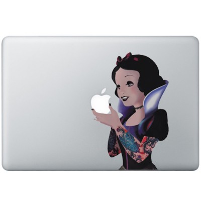 Sneeuwwitje Gothic Kleur MacBook Sticker