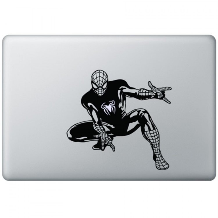 Spiderman MacBook Sticker Zwarte Stickers