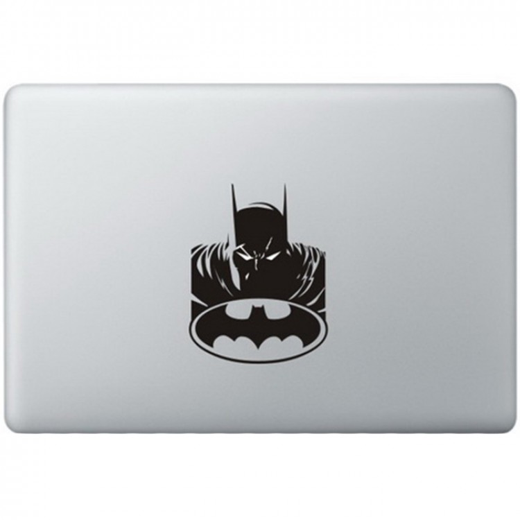 Batman Logo (2) MacBook Sticker Zwarte Stickers