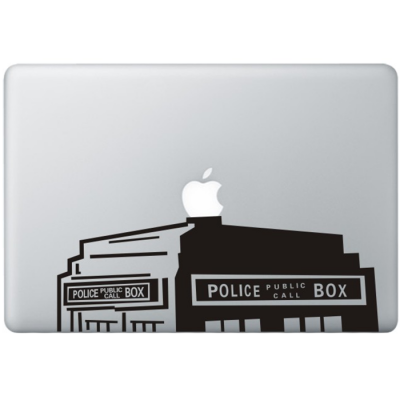 Dr. Who The Tardis (2) MacBook Sticker