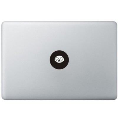 Adventure Time Logo MacBook Sticker Zwarte Stickers
