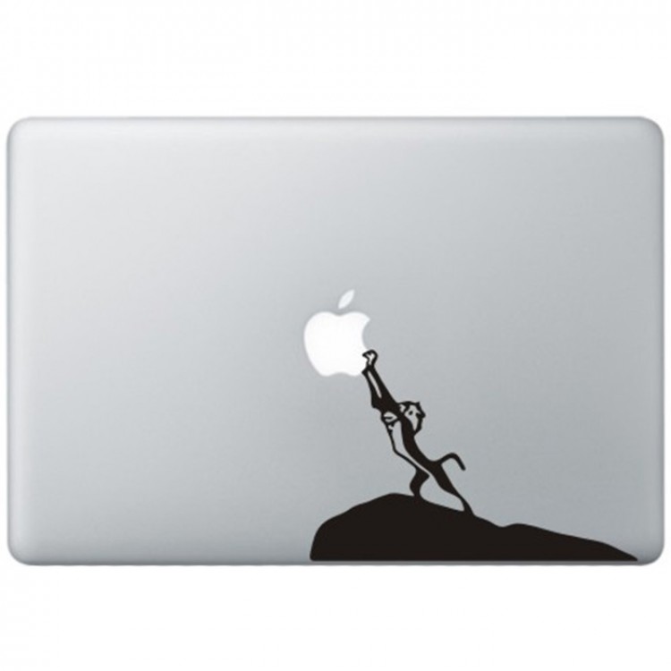 The Lion King MacBook Sticker Zwarte Stickers