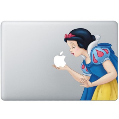 Sneeuwwitje Kleur (2) MacBook Sticker